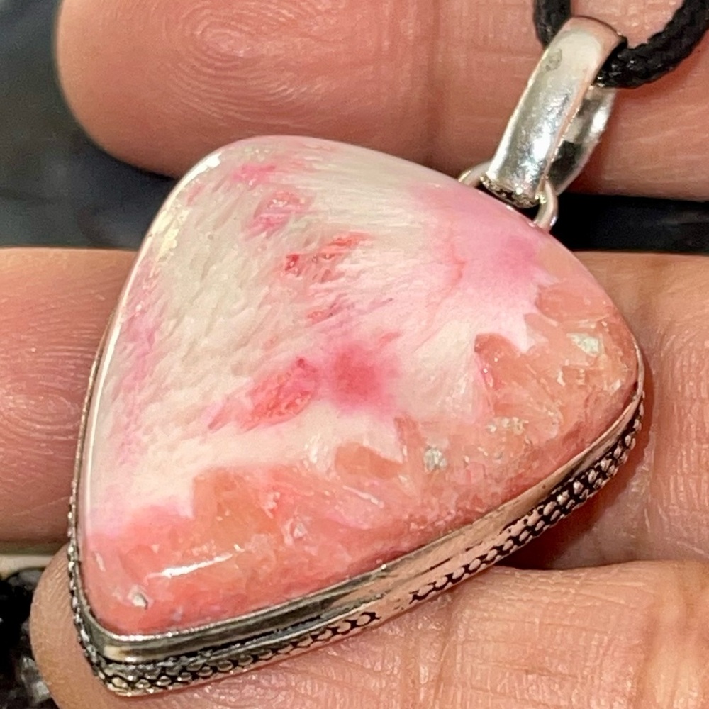 Prismatic Scolecite Pendant 1 7/8”